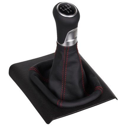 Seat Ibiza Cordoba Typ 6K  shift gear knob boot gaiter leather mounting frame