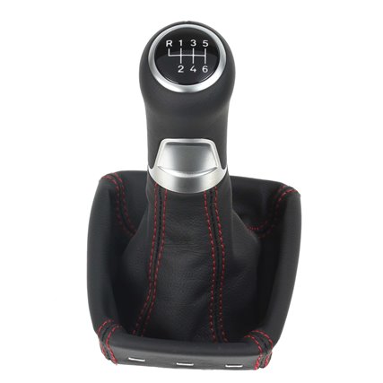 Seat Ibiza Cordoba Typ 6K Facelift  Schaltknauf Schaltsack Alcantara leder schaltmanschette