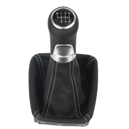 ict pomello del cambio con cuciture grigie Seat Ibiza Cordoba Typ 6K Facelift