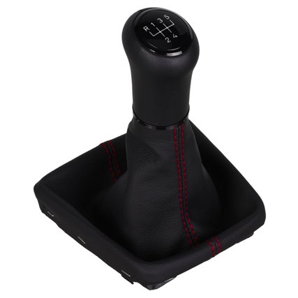 ict pomo de la palanca de cambios con costuras rojas Seat Ibiza Cordoba Typ 6J 6P 6F Cupra