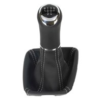 Skoda Fabia Roomster 6Y shift gear knob boot gaiter cover Alcantara leather