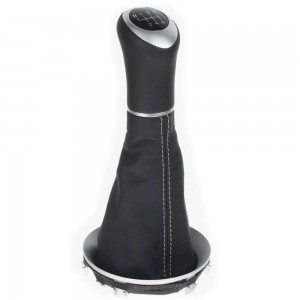 ict pomello del cambio con cuciture grigie MINI R55 R56 R57 R58 R59