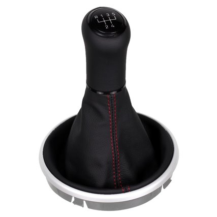 ict shift knob with grey stitching Skoda Fabia Roomster 6J