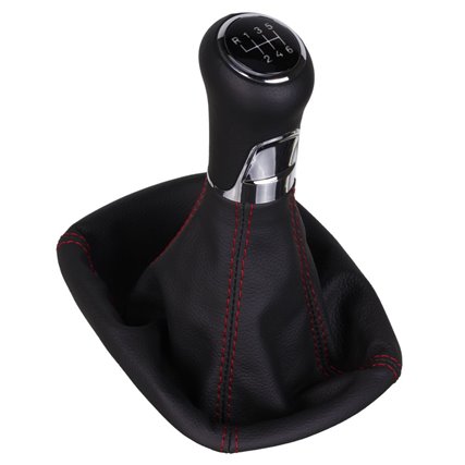 ict shift knob with red stitching Skoda Octavia 1 U1 Superb 1 3U