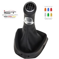 Toyota Corolla E120 shift gear knob boot gaiter cover Alcantara leather