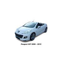 Peugeot 207 pomo de la palanca de cambios Alcantara cuero funda