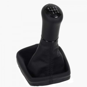 ict pomello del cambio con cuciture nere Audi A1 A3 Q3 Typ 8X 8P 8U